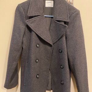 Old Navy Women's Charcoal Peacoat
